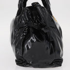 Gucci Hysteria Convertible Top Handle Bag Patent Black Patent_Leather Handbag (Authentic Pre-Loved)