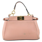 Fendi Peekaboo Bag Leather Pink Leather Handbag (Authentic Pre-Loved)