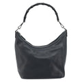 Gucci Vintage Bamboo Hobo Leather Black Leather Handbag (Authentic Pre-Loved)