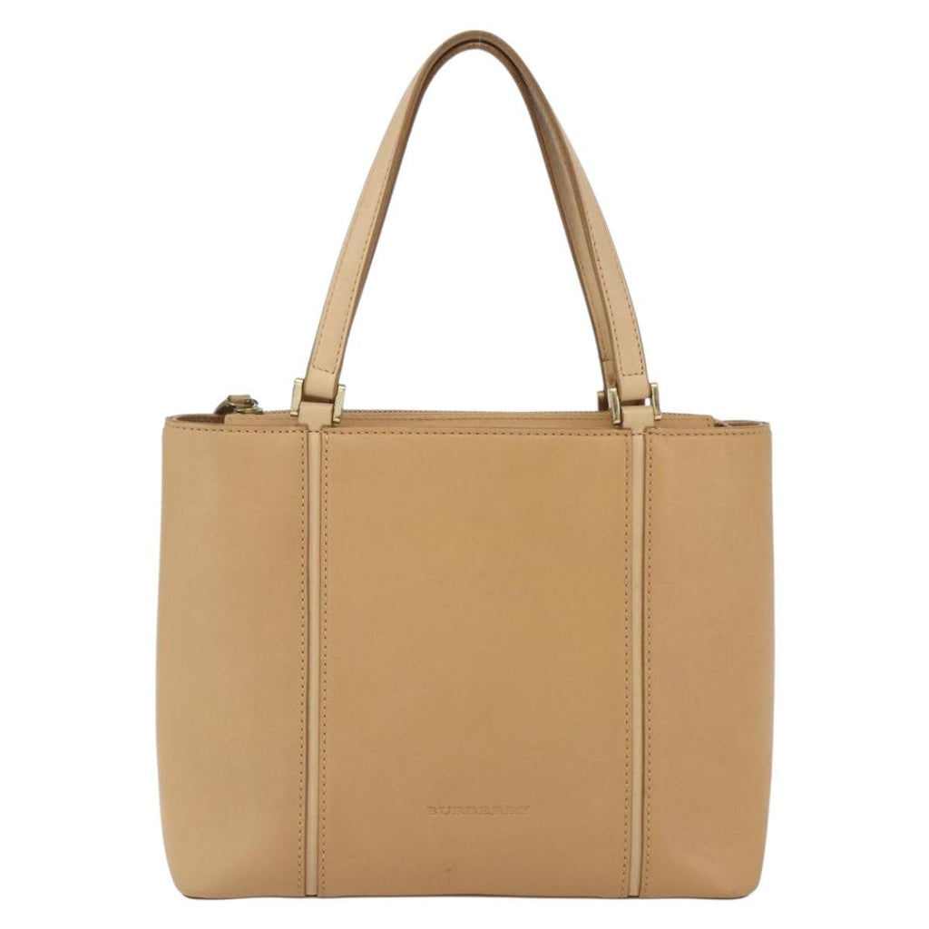 Burberry Vintage Handbag Leather Beige Leather Handbag (Authentic Pre-Loved)