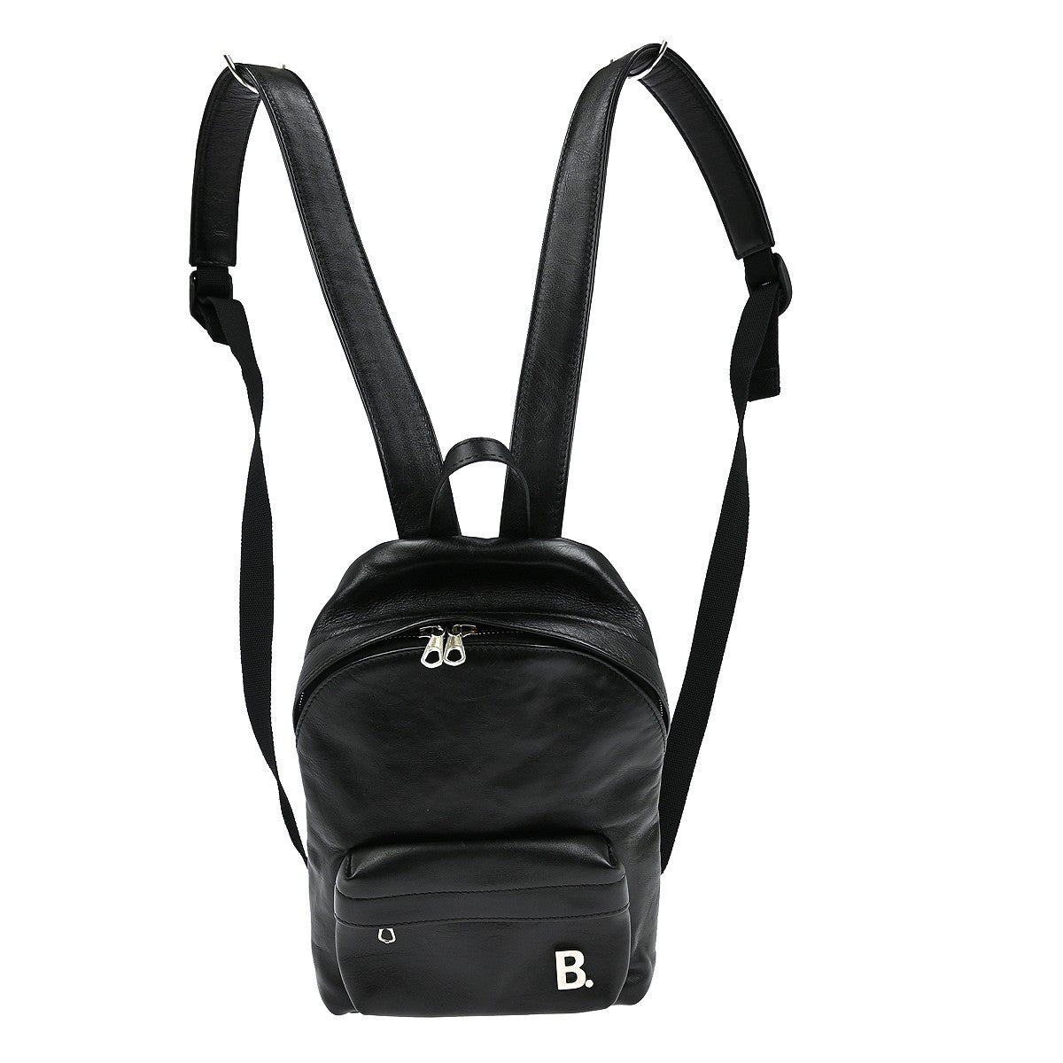 Balenciaga Soft Backpack Leather Black Leather Backpack Bag (Authentic Pre-Loved)