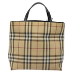 Burberry Nova Check Handbag Nova Check Canvas Beige Canvas Handbag (Authentic Pre-Loved)
