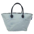 Burberry Nova Check Blue Label Nylon Blue Nylon Handbag (Authentic Pre-Loved)