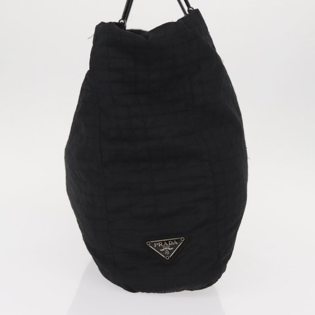 Prada Vintage Handbag Tessuto Black Nylon Handbag (Authentic Pre-Loved)