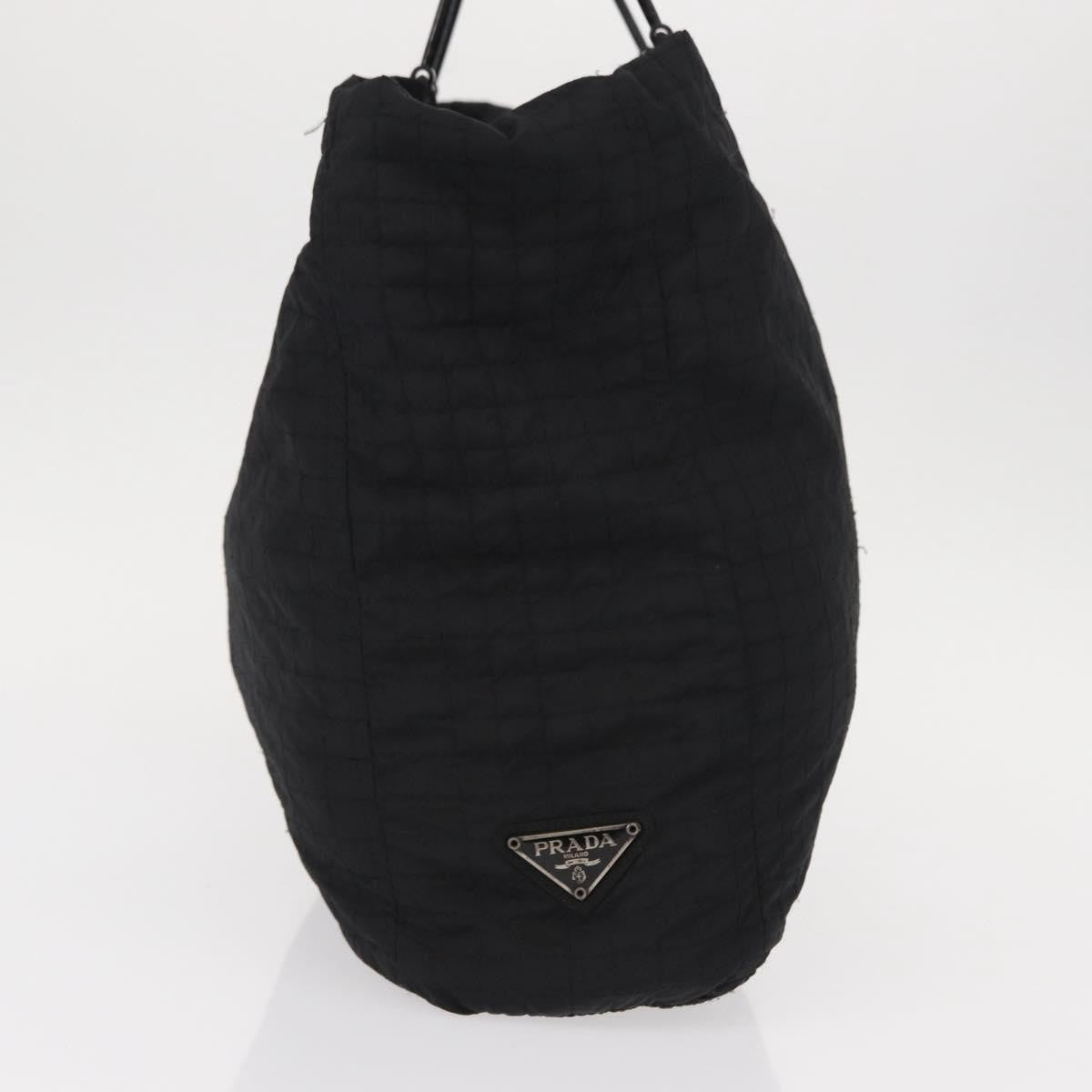 Prada Vintage Handbag Tessuto Black Nylon Handbag (Authentic Pre-Loved)
