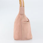 Gucci Vintage Handbag Suede Pink Suede Handbag (Authentic Pre-Loved)