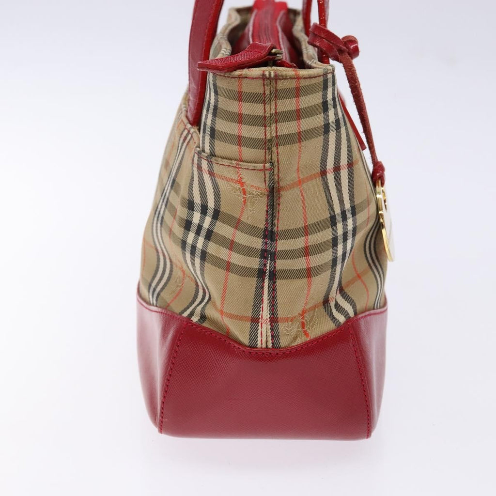 Burberry Nova Check Handbag Nova Check Canvas Beige Canvas Handbag (Authentic Pre-Loved)