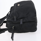 Prada Porta Computer Briefcase Tessuto And Saffiano Leather Black Nylon Briefcase Bag (Authentic Pre-Loved)