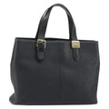 Burberry Vintage Handbag Leather Black Leather Handbag (Authentic Pre-Loved)