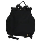 Prada Flap Drawstring Backpack Tessuto Black Nylon Backpack Bag (Authentic Pre-Loved)