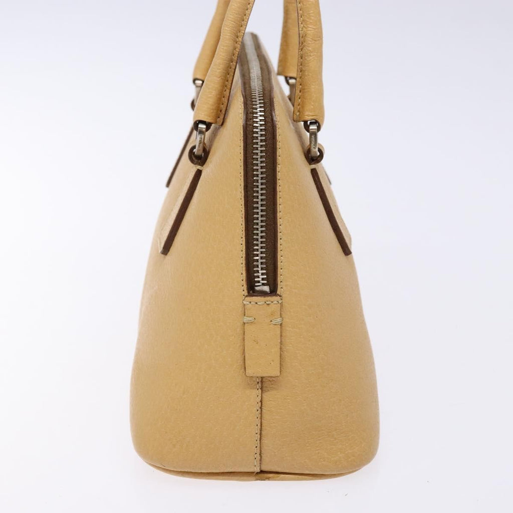 Prada Cuir Promenade Bag Saffiano Leather Beige Leather Handbag (Authentic Pre-Loved)