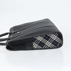 Burberry Black Label Business Bag Nylon Black Nylon Handbag (Authentic Pre-Loved)