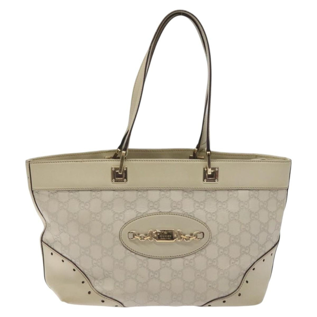 Gucci Gg Canvas Bag Canvas White Canvas Bag (Authentic Pre-Loved)