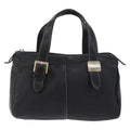 Burberry Vintage Handbag Leather Black Leather Handbag (Authentic Pre-Loved)