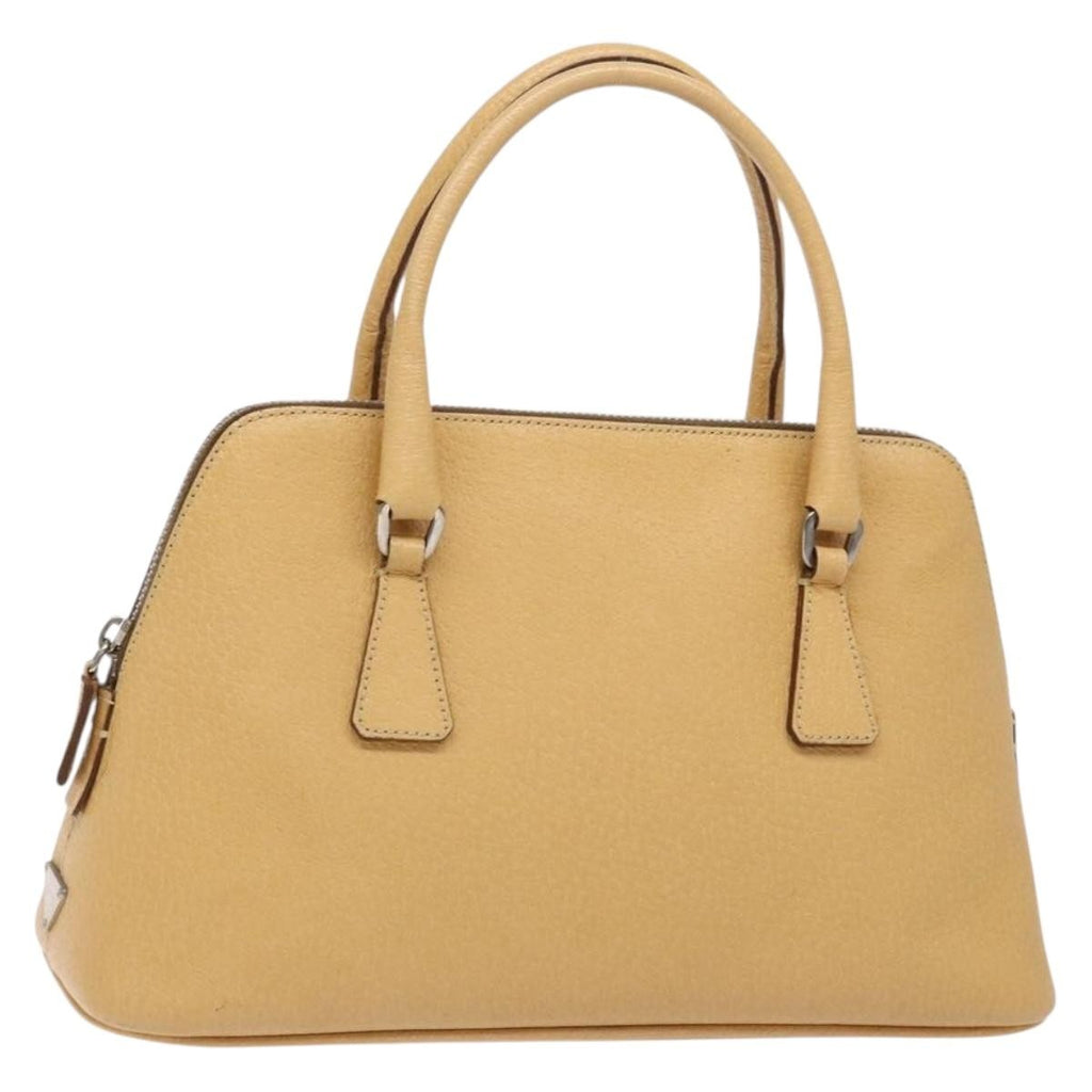 Prada Cuir Promenade Bag Saffiano Leather Beige Leather Handbag (Authentic Pre-Loved)