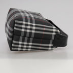 Burberry Nova Check Handbag Nylon Black Nylon Handbag (Authentic Pre-Loved)
