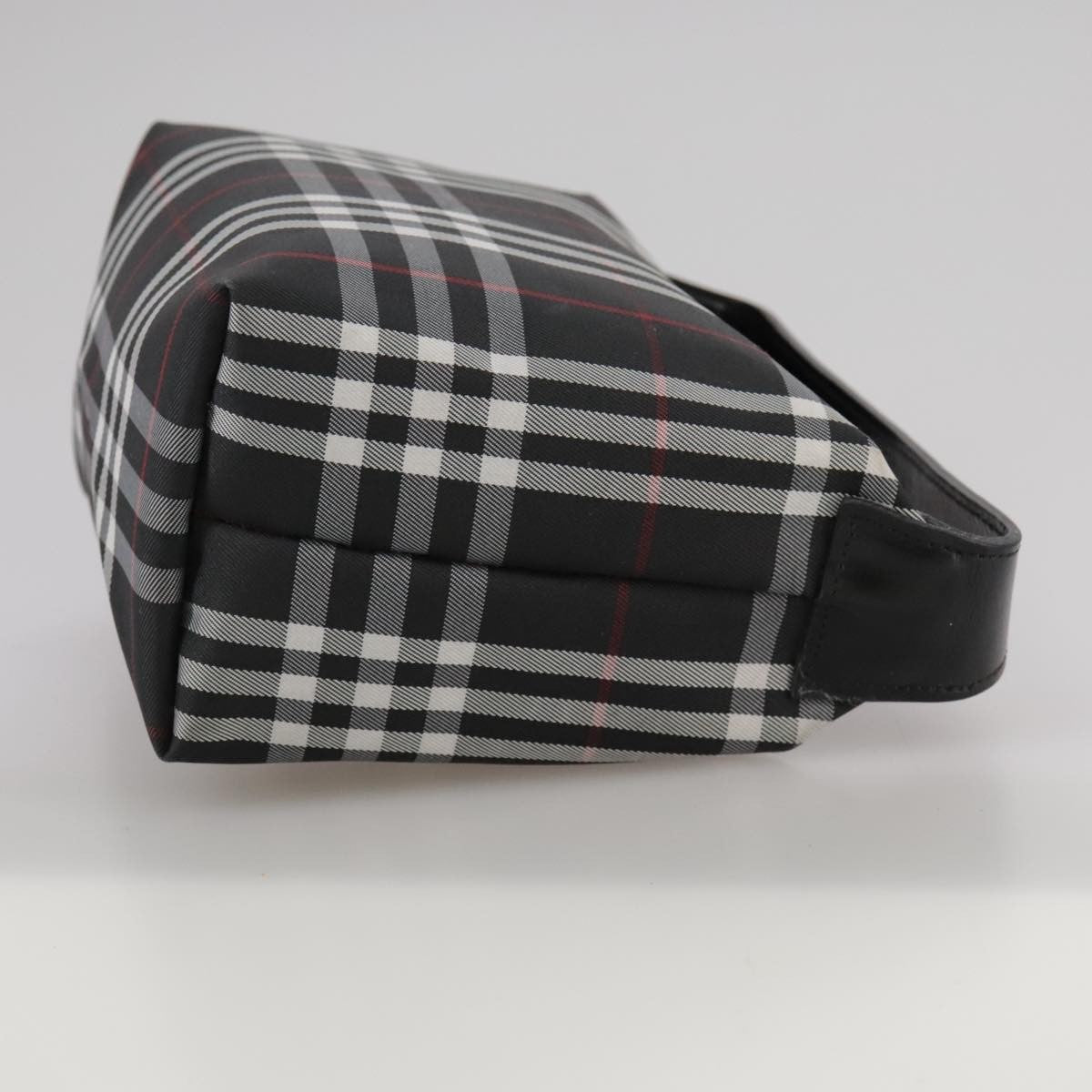 Burberry Nova Check Handbag Nylon Black Nylon Handbag (Authentic Pre-Loved)