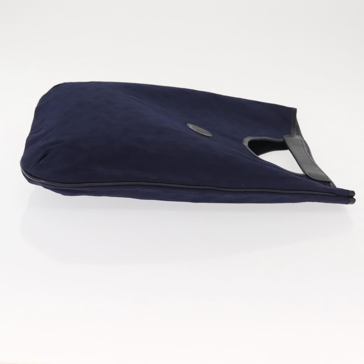Celine C Sulky Handbag Suede Navy Suede Handbag (Authentic Pre-Loved)