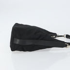 Gucci Zip Hobo Nylon Black Nylon Handbag (Authentic Pre-Loved)