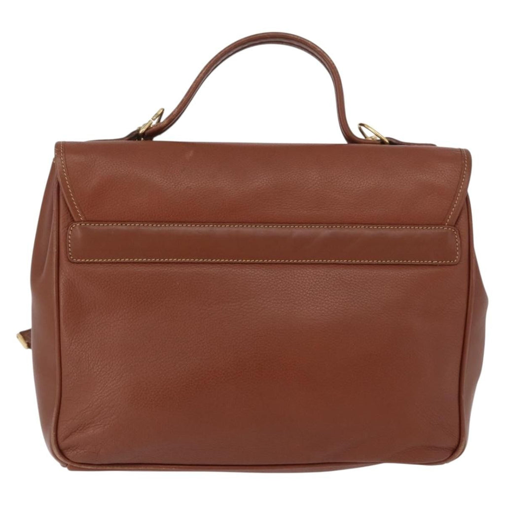 Gucci Vintage Handbag Leather Brown Leather Handbag (Authentic Pre-Loved)