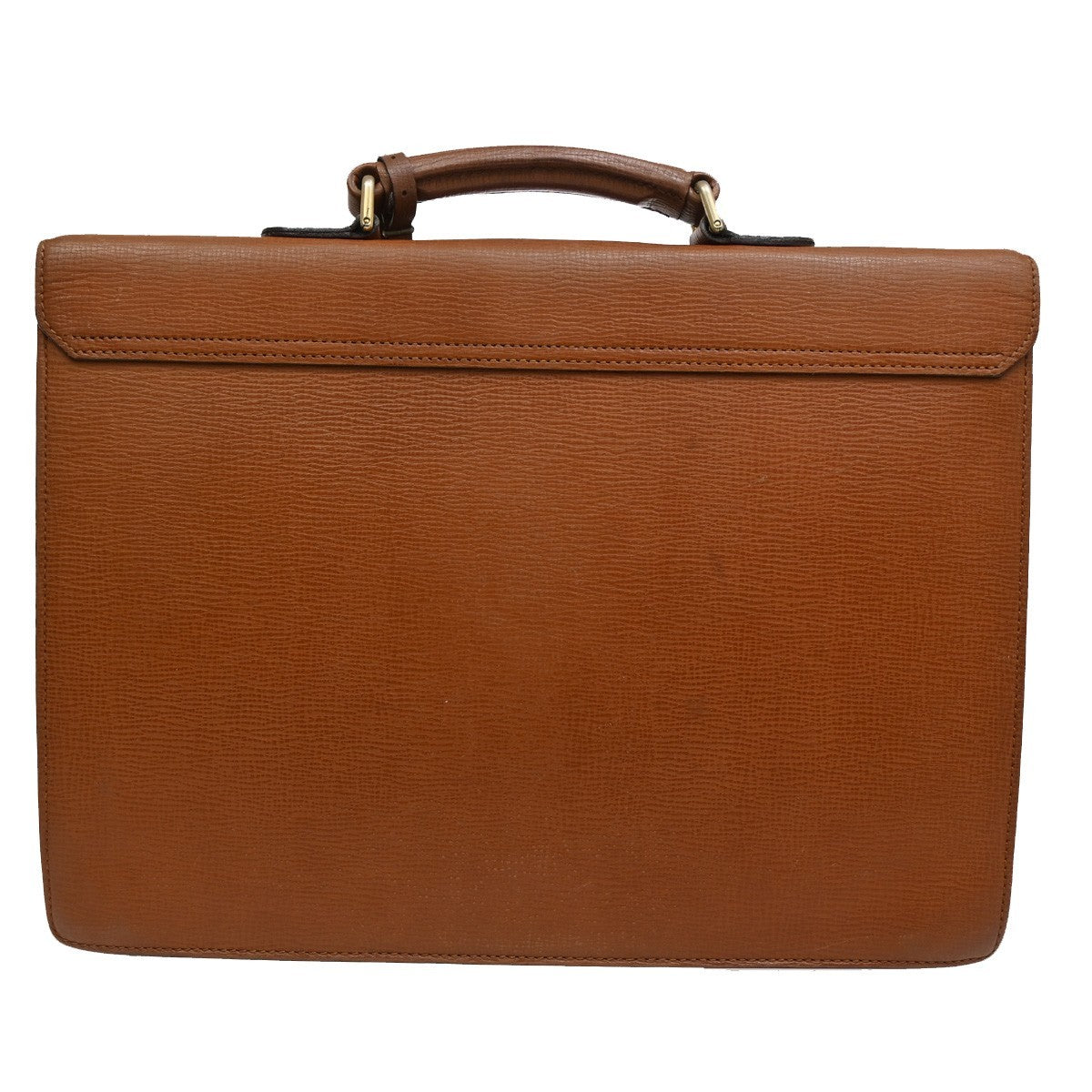 Burberry Dk88 Briefcase Bag Leather Brown Leather Briefcase Bag (Pre-Loved)