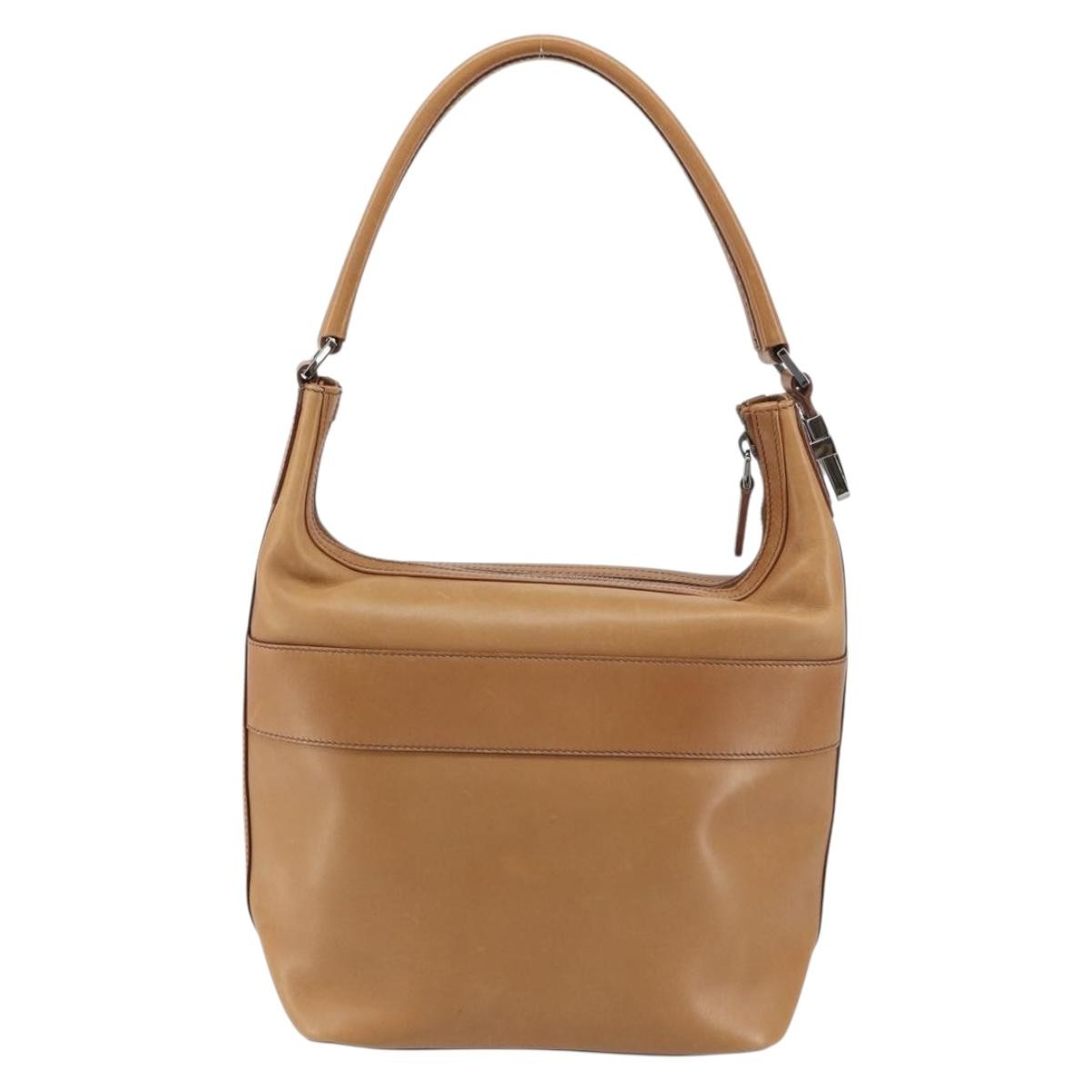 Gucci Vintage Handbag Leather Brown Leather Handbag (Authentic Pre-Loved)