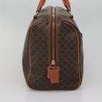 Celine Macadam Handbag Macadam With Leather Brown Canvas Bag (Authentic Pre-Loved)