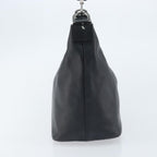 Gucci Vintage Bamboo Hobo Leather Black Leather Handbag (Authentic Pre-Loved)