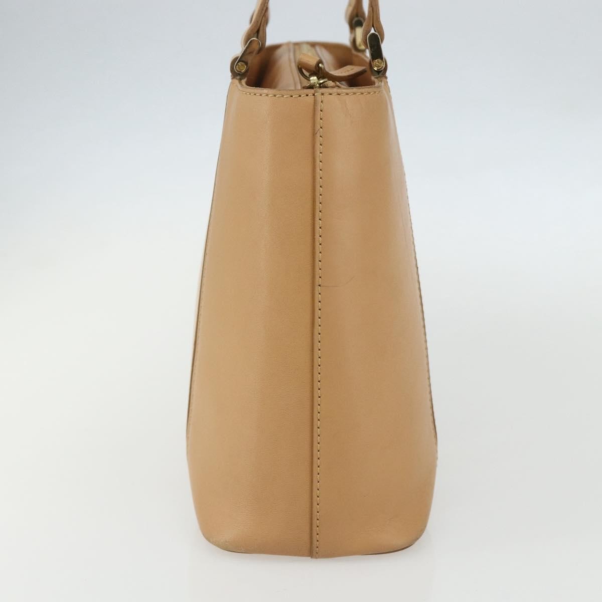 Burberry Vintage Handbag Leather Beige Leather Handbag (Authentic Pre-Loved)