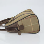 Burberry Nova Handbag Canvas Beige Canvas Handbag (Authentic Pre-Loved)