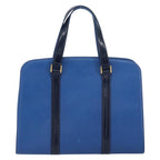 Burberry Vintage Handbag Leather Blue Leather Handbag (Authentic Pre-Loved)