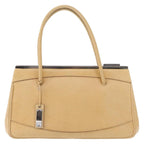 Gucci Vintage Handbag Leather Beige Leather Handbag (Authentic Pre-Loved)