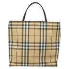 Burberry Nova Check Handbag Nova Check Canvas Beige Canvas Handbag (Authentic Pre-Loved)
