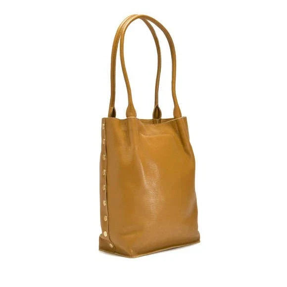 Hammitt Medium Oliver Tan Golden Valley Handbag Bag Leather Tote Brushed Gold NEW