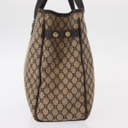 Celine Vintage Macadam Handbag Canvas Beige Canvas Handbag (Authentic Pre-Loved)