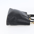 Celine Handbag Leather Black Leather Handbag (Authentic Pre-Loved)