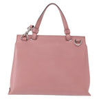 Gucci Bamboo Daily Top Handle Bag Leather Pink Leather Handbag (Authentic Pre-Loved)