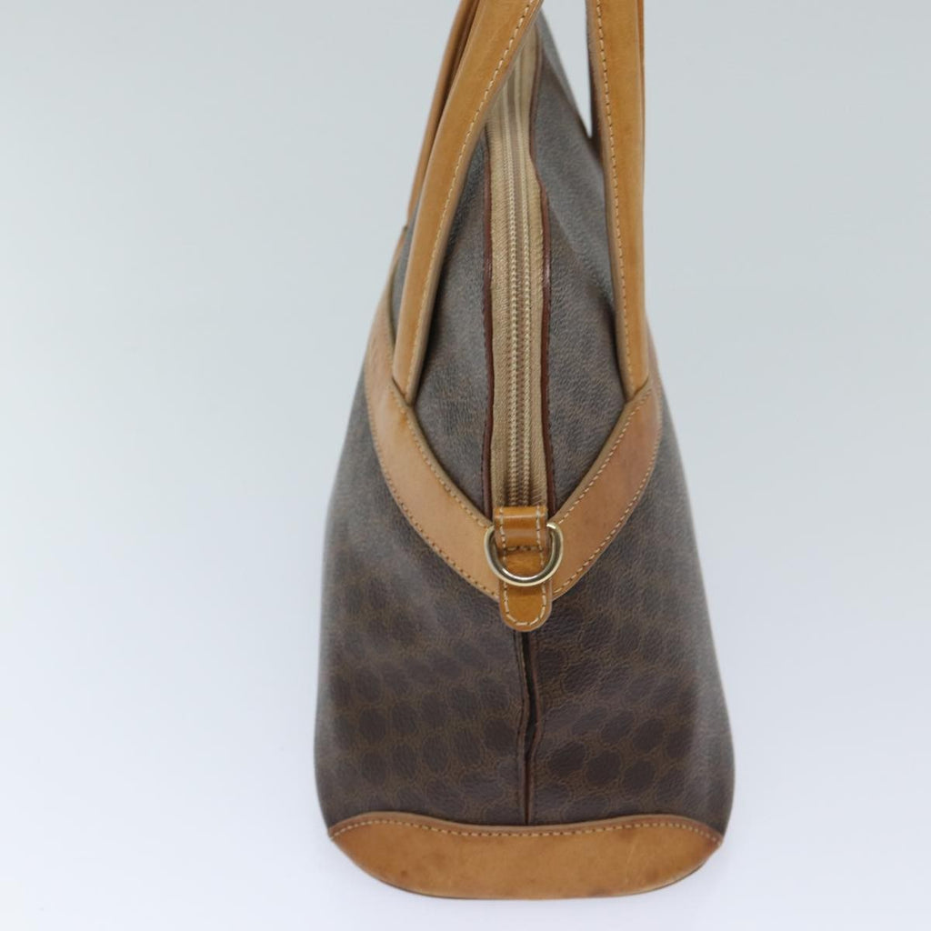 Celine Vintage Macadam Handbag Canvas And Leather Brown Canvas Handbag (Authentic Pre-Loved)