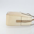 Prada Re-Edition 1995 Handbag Patent Leather Beige Patent_Leather Handbag (Authentic Pre-Loved)