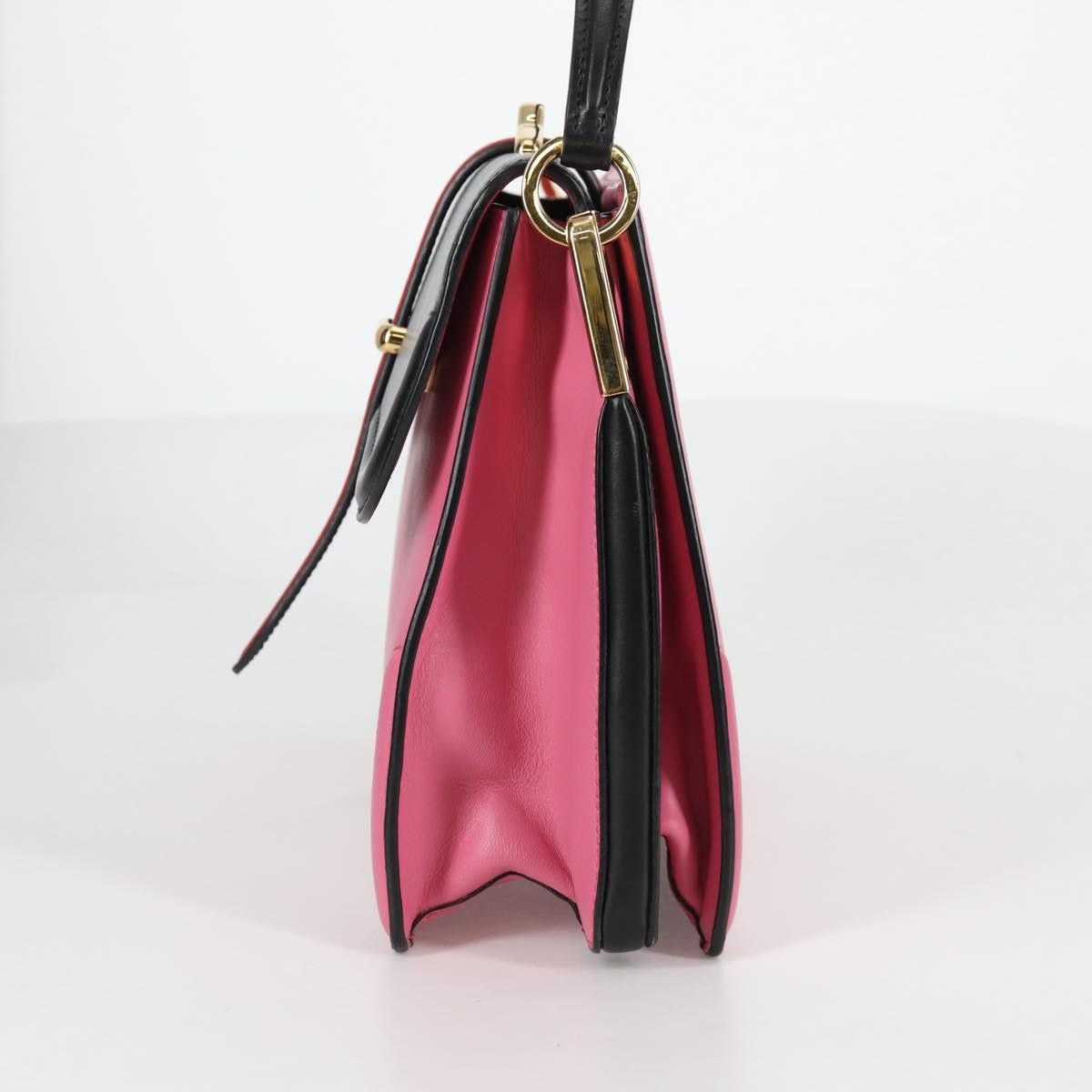 Prada Belle Top Handle Bag City Calf Pink Leather Bag (Authentic Pre-Loved)