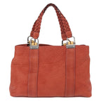 Gucci Vintage Bamboo Handle Bag Leather Red Leather Handbag (Authentic Pre-Loved)