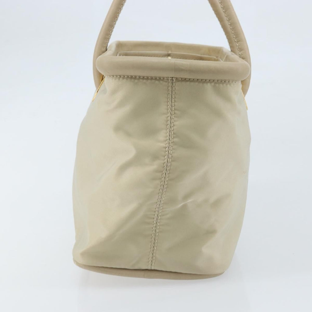 Celine Handbag Nylon Beige Nylon Handbag (Authentic Pre-Loved)