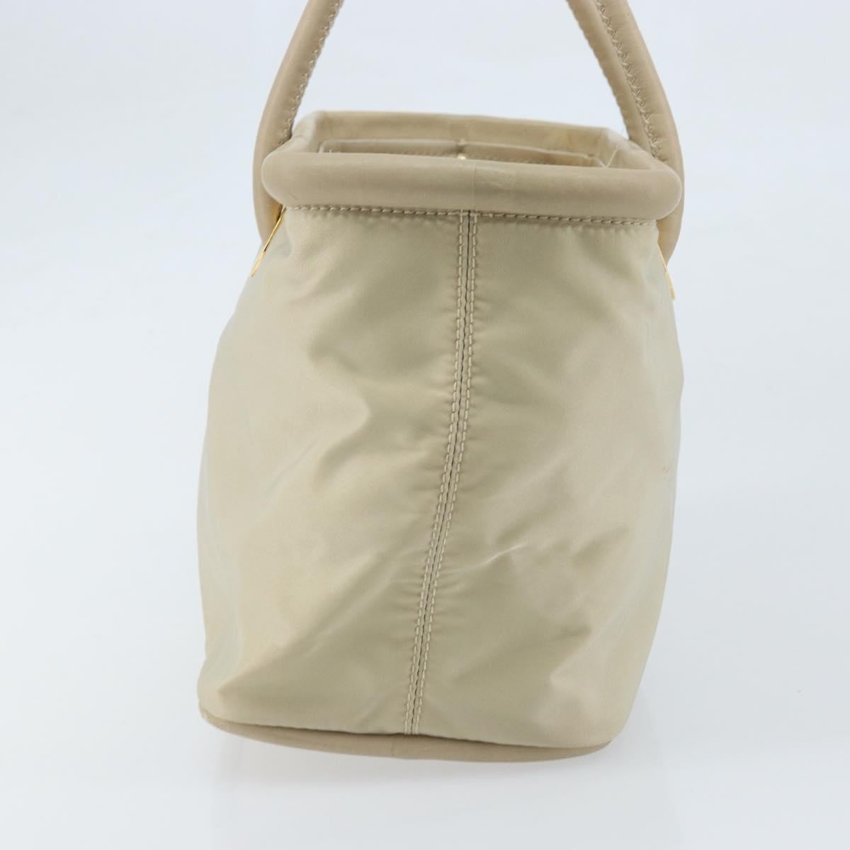 Celine Handbag Nylon Beige Nylon Handbag (Authentic Pre-Loved)