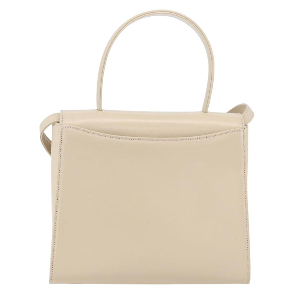 Givenchy Vintage 4G Handbag Leather Beige Leather Handbag (Authentic Pre-Loved)