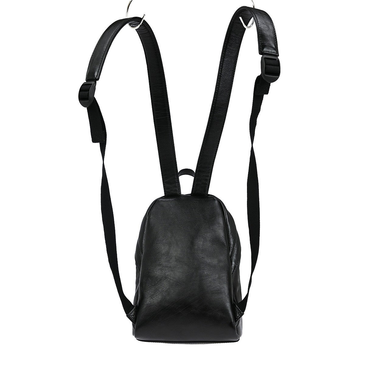 Balenciaga Soft Backpack Leather Black Leather Backpack Bag (Authentic Pre-Loved)