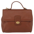 Gucci Vintage Handbag Leather Brown Leather Handbag (Authentic Pre-Loved)