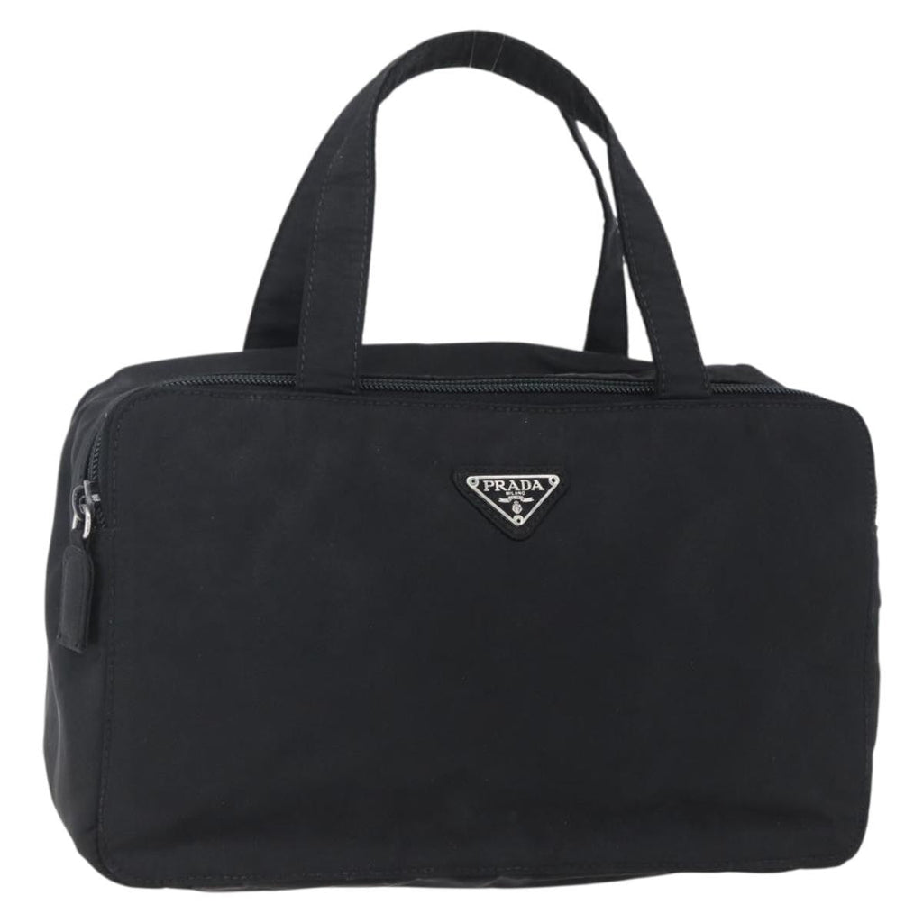 Prada Vintage Handbag Tessuto Black Nylon Handbag (Authentic Pre-Loved)