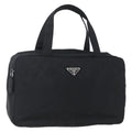 Prada Vintage Handbag Tessuto Black Nylon Handbag (Authentic Pre-Loved)