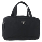 Prada Vintage Handbag Tessuto Black Nylon Handbag (Authentic Pre-Loved)