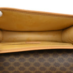Celine Vintage Macadam Handbag Canvas And Leather Brown Canvas Handbag (Pre-Loved)